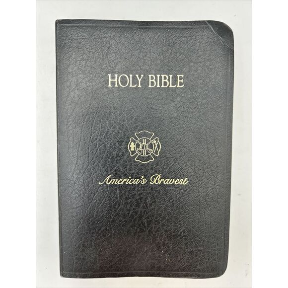 Holy‎ Bible Nelson 223 1987 KJV America's Bravest Words Of Christ In Red See Pic - Picture 1 of 6